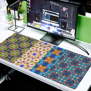 Byzantium Garden : Large Rectangular Non-slip Mouse Pad 16" x 35" - Free standard shipping