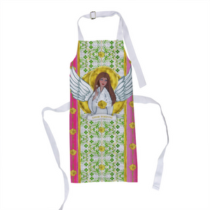 Good Fortune Angel : Kids’ apron - 20" x 15"  -  Free standard shipping