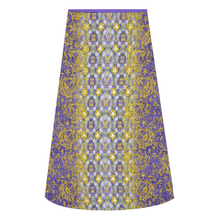 Load image into Gallery viewer, Prosperity Angel : A-line Midi Skirt - Polyester stretch fabric - Free standard shipping
