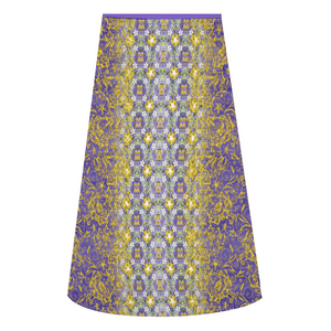 Prosperity Angel : A-line Midi Skirt - Polyester stretch fabric - Free standard shipping