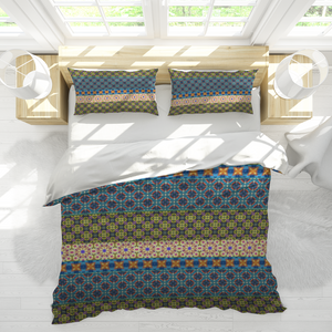 Byzantium Garden : 3 piece set bedding covers - Single  to extra large double size (choose among 8 sizes)  2x Pillowcases & 1x Quilt Cover – Free standard shipping