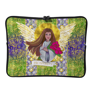 Prosperity Angel : Briefcase sleeve - multi sizes - available for 10" / 12" / 13" / 15" / 17" laptops or tablets  -  Free standard shipping