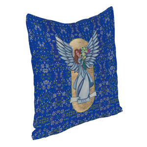 Beauty Angel :  Square Cotton pillow case - Double side printing - Multi sizes - Free standard shipping