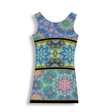 Load image into Gallery viewer, Magic Stardust - Pattern2 - Tank Mini stretchy Dress - Polyester - Free standard shipping
