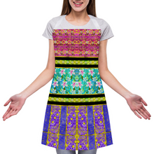 Load image into Gallery viewer, Golden Daisies mixed pattern : Adult apron -  27.5&quot; x 31.5&quot; - Free standard shipping
