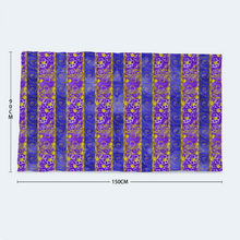 Load image into Gallery viewer, Golden Daisies - Purple pattern : Large body towel for Bath and the sea - 35&#39;&#39; x 59&#39;&#39; -  90cm x 150cm  - Free standard shipping
