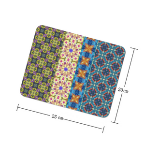 Byzantium Garden : Square Mouse Pad , Non-Slip Base for Computer 7.9"X9.8" - 25cm x 20cm -  Free standard shipping