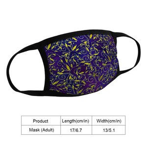 Nightfall Celebration : Adult Protection mask - Face Cover - 17cm x 13cm - 6.7" x 5.1" -  Free standard shipping