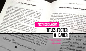 Text Book (Kindle + Print) Layout