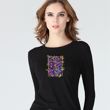 Load image into Gallery viewer, Nightfall Celebration : Long sleeve thin blouse -  tight fit for women  -  up to 4XL  -  95% Cotton - Free standard shipping
