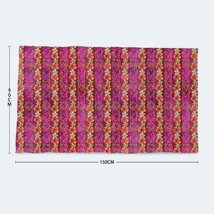 Golden Daisies - Magenta pattern: Large body towel for Bath and the sea - 35'' x 59'' -  90cm x 150cm  - Free standard shipping