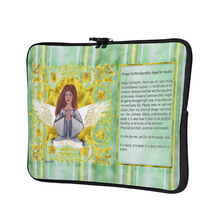 Load image into Gallery viewer, Health Angel - Prayer pattern : Briefcase sleeve - multi sizes - available for 10&quot; / 12&quot; / 13&quot; / 15&quot; / 17&quot; laptops or tablets  -  Free standard shipping
