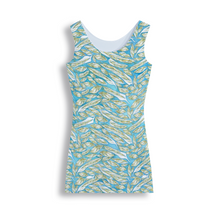 Load image into Gallery viewer, Angelic Feathers  : Tank Mini stretchy Dress - Polyester - Free standard shipping
