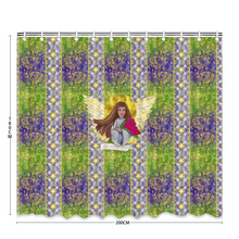 Load image into Gallery viewer, Prosperity Angel : Bath Shower Curtain – 12 different sizes – Free standard shipping
