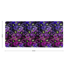 Load image into Gallery viewer, Glowing Flowers : Large Rectangular Non-slip Mouse Pad 40cm x 90cm 16&quot; x 35&quot; - Free standard shipping
