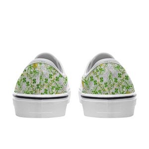 Good Fortune Angel Pattern: Casual Lace up Canvas shoes with rubber sole - Free standard shipping