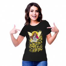 Load image into Gallery viewer, Vassia Sarri Creations, original Art: Prosperity Angel. Bring positive vibes and reprogram your subconscious with this fit t-shirt
