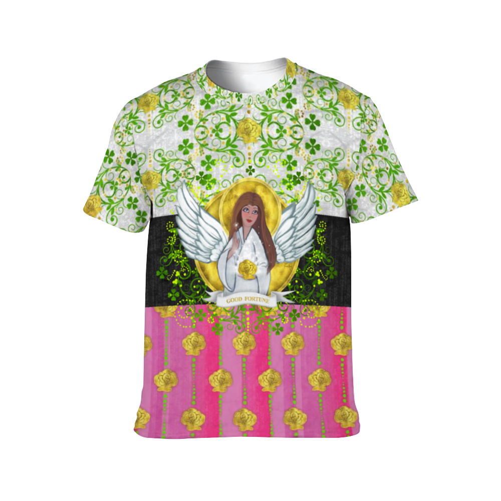 Good Fortune Angel : All over print Classic T-Shirt - Small to 4XL - Free standard shipping