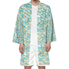 Load image into Gallery viewer, Angelic Feathers : Unisex Haori Kimono - idoors and outdoors fashionable jacket – Small up to 8XL - Free standard shipping
