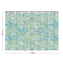 Load image into Gallery viewer, Angelic feathers : Bath Shower Curtain – 12 different sizes – Free standard shipping
