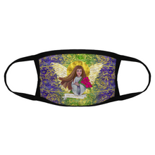 Load image into Gallery viewer, Original Art - Vassia Sarri Creations, Prosperity Angel for your kid’s protection mask – face cover, to bring positive vibes in your life and reprogram your subconscious, so you become open towards prosperity opportunities
