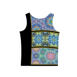 Magic Stardust : Pattern 4 - Stretchy tank top -Small to 5XL - Free standard shipping