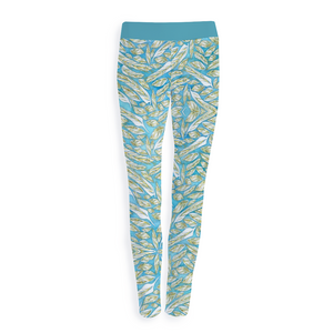 Angelic Feathers : Leggings Yoga pants – Small  up to 3XL -  Free standard shipping