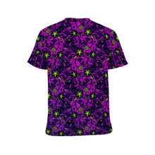 Load image into Gallery viewer, Glowing Flowers : All over print Classic T-Shirt - Small to 4XL - Free standard shipping
