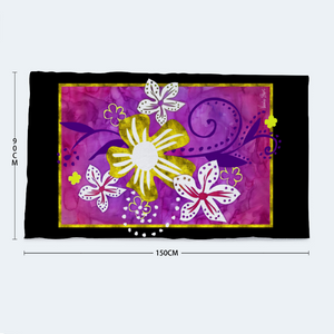 Golden daisies - Single Daisy : Large body towel for Bath and the sea - 35'' x 59'' -  90cm x 150cm  - Free standard shipping