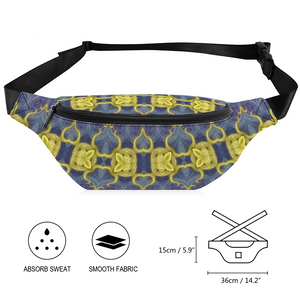 Magic Lotus : Waist bag Banana style - 36cm x 15cm - 14.2'' x 5.9'' -  Free standard shipping