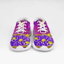 Load image into Gallery viewer, Golden Daisies Magenta : Ultra-Light Sneakers - Free standard shipping
