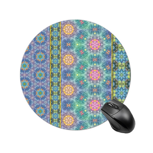 Magic Stardust : Round Mouse Pad, Non-Slip Base for Computer -  7.9"X7.9" - 20cm x 20cm  - Free standard shipping