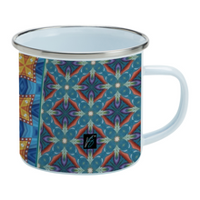 Load image into Gallery viewer, Byzantium Garden : Mug Enamel Camping Style - Heat-Resistant  - 10 Oz  - Free standard shipping
