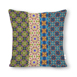 Byzantium Garden : Square Canvas pillow case - Double side printing - 2 sizes 16" x 16" / 18'' x 18'' - Free standard shipping