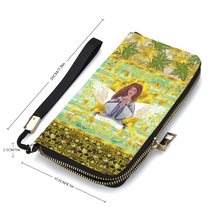 Load image into Gallery viewer, Health Angel : Money purse - 7.9&#39;&#39; x 4.1&#39;&#39; x 1&#39;&#39;- Credit Card Holders - Zipper Wristlet - Free standard shipping
