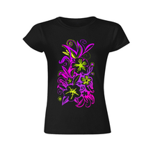 Load image into Gallery viewer, Glowing Flowers - Lolitta punk Pattern : Classic T-Shirt - multi colors - 100% Cotton – from XS to 5XL - Free standard shipping
