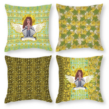 Load image into Gallery viewer, Health Angel: Set of 4 Pieces Square Cotton pillow case - 1 Side Printing - One side print  - 8 different sizes- Free standard shipping
