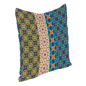 Byzantium Garden : Square Canvas pillow case - Double side printing - 2 sizes 16" x 16" / 18'' x 18'' - Free standard shipping