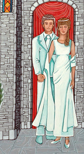 Wedding - Painting - Egg Tempera on wood