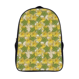 Health Angel - Leaves pattern : Backpack lightweight - 11" x 15.7" x 6.3" - Free standard shipping