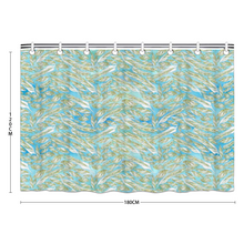 Load image into Gallery viewer, Angelic feathers : Bath Shower Curtain – 12 different sizes – Free standard shipping
