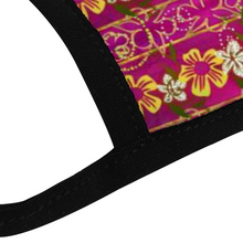 Load image into Gallery viewer, Golden Daisies Magenta Pattern : Adult Protection mask - Face Cover - 17cm x 13cm - 6.7&quot; x 5.1&quot; -  Free standard shipping
