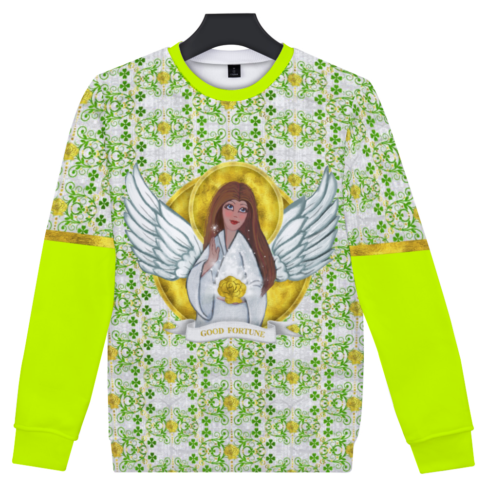 Good Fortune Angel : Sweater pullover - up to 4XL - Free standard shipping