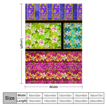 Load image into Gallery viewer, Golden Daisies Mixed pattern : Thin Flannel Blanket - single sided print – 4 Sizes 60’’x80, 60’’x50, 40’’x50, 40’’x30  - Free standard shipping
