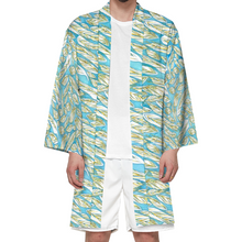 Load image into Gallery viewer, Angelic Feathers : Unisex Haori Kimono - idoors and outdoors fashionable jacket – Small up to 8XL - Free standard shipping
