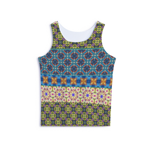 Byzantium Garden : Stretchy tank top -Small to 5XL - Free standard shipping