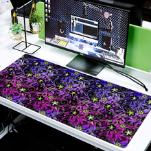 Load image into Gallery viewer, Glowing Flowers : Large Rectangular Non-slip Mouse Pad 40cm x 90cm 16&quot; x 35&quot; - Free standard shipping
