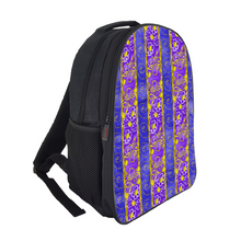 Load image into Gallery viewer, Golden Daisies Purple pattern : Backpack lightweight - 11&quot; x 15.7&quot; x 6.3&quot; - Free standard shipping
