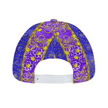 Load image into Gallery viewer, Golden Daisies purple pattern : Baseball Hat Adjustable - Free standard shipping
