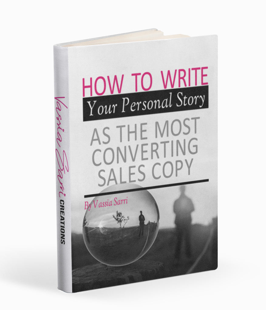 Vassia Sarri Creations, how to write your personal story as the most converting sales copy